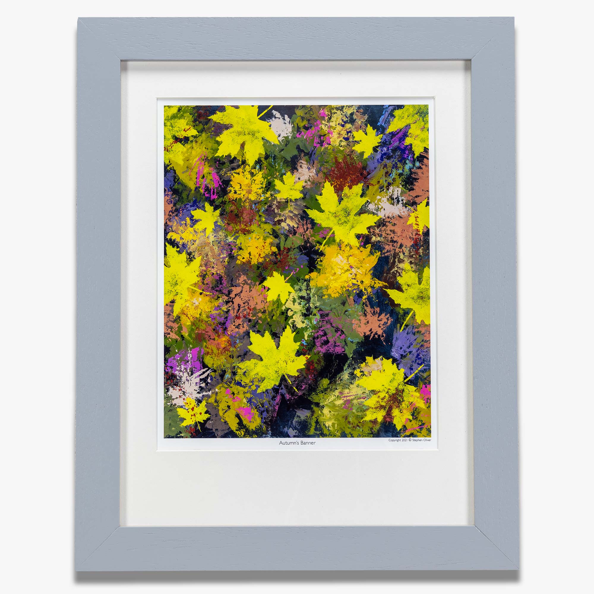 Autumn's Banner framed print